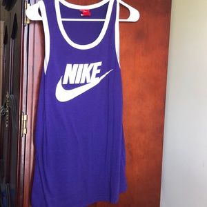 purple nike tank top